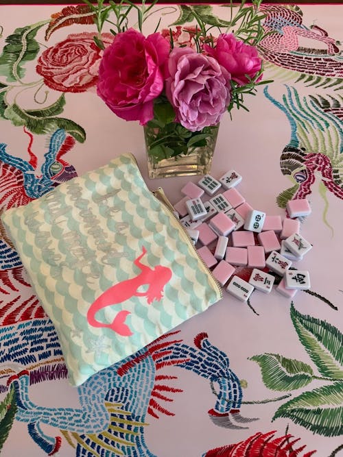 YEAR OF THE DRAGON MAT - PINK BLUSH