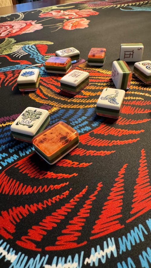 YEAR OF THE DRAGON MAT - BLACK