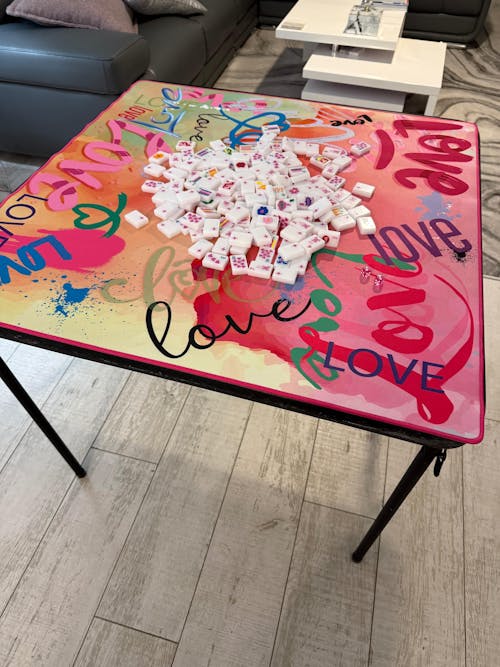 DOUBLE-SIDED MAT | Double the Fun/Love Graffiti Mat