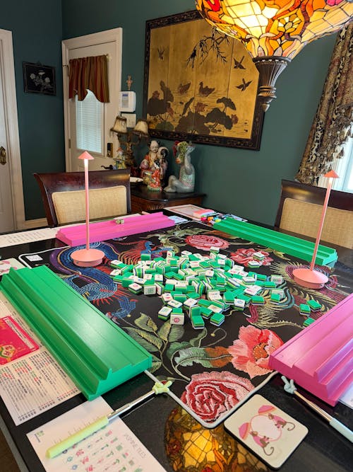 YEAR OF THE DRAGON MAT - BLACK