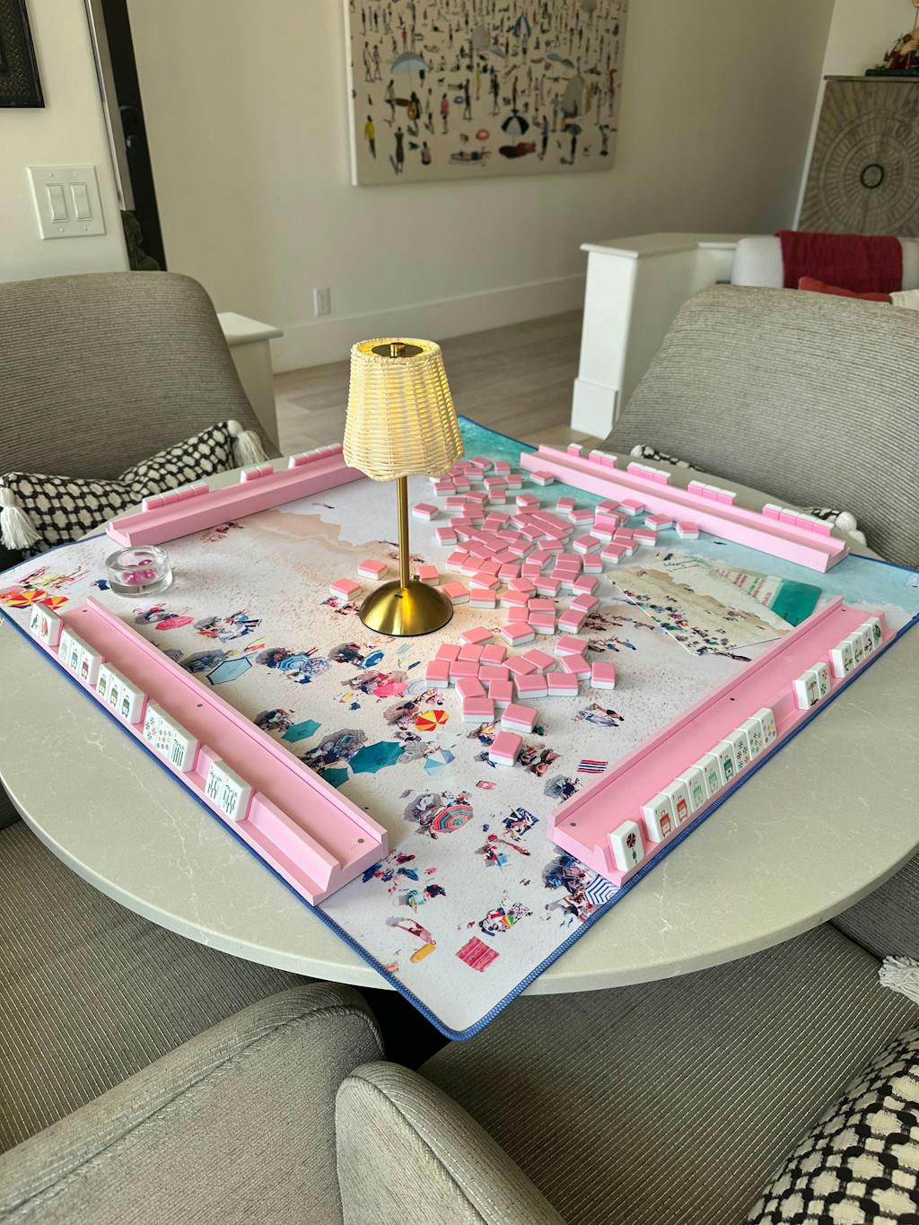 Bespoke X Gray Malin DOUBLE-SIDED MAT | Double the Fun/Gray Malin Beach Club Mat