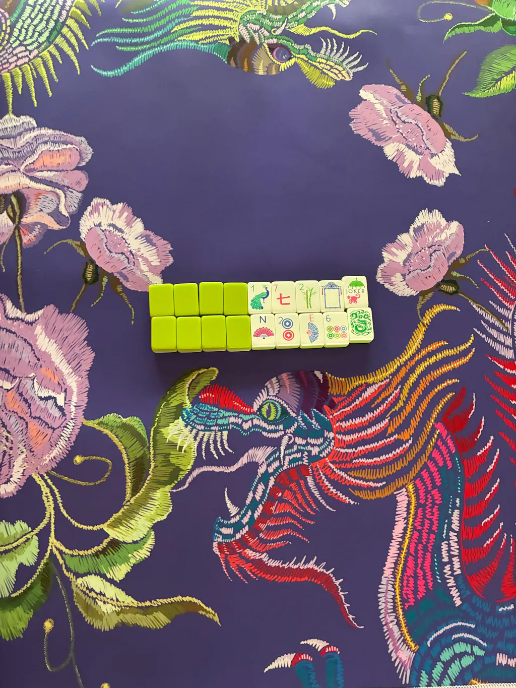 YEAR OF THE DRAGON MAT - PLUM
