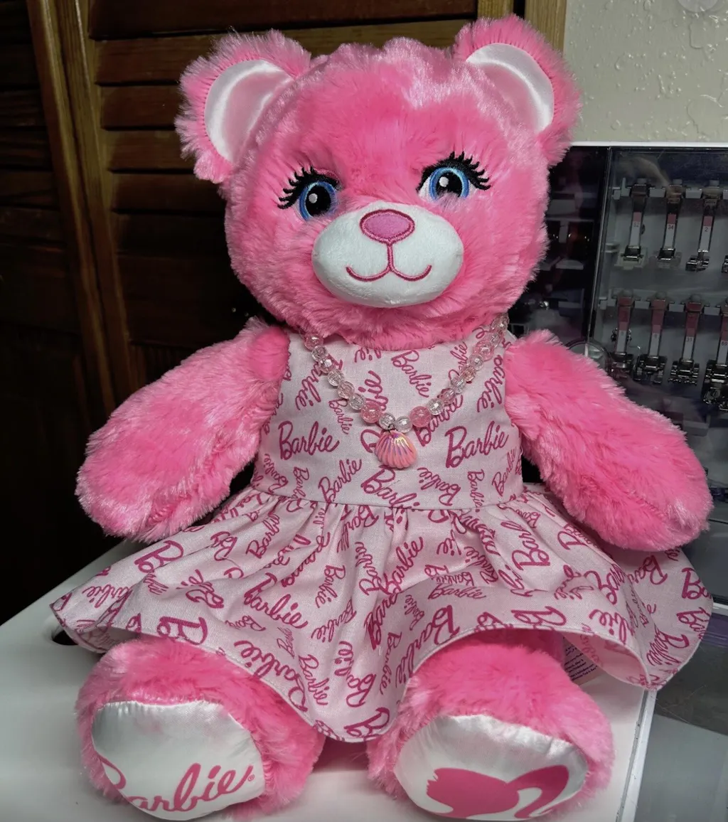 Teddy Bear Nurse Pattern Print Dress