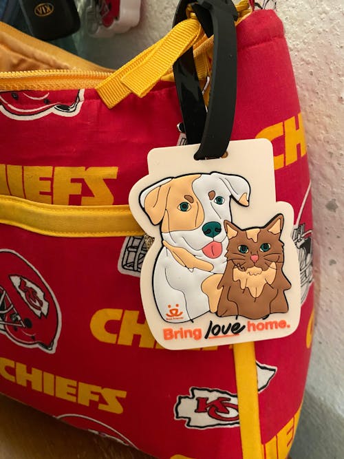 Bring Love Home Silicone Luggage Tag