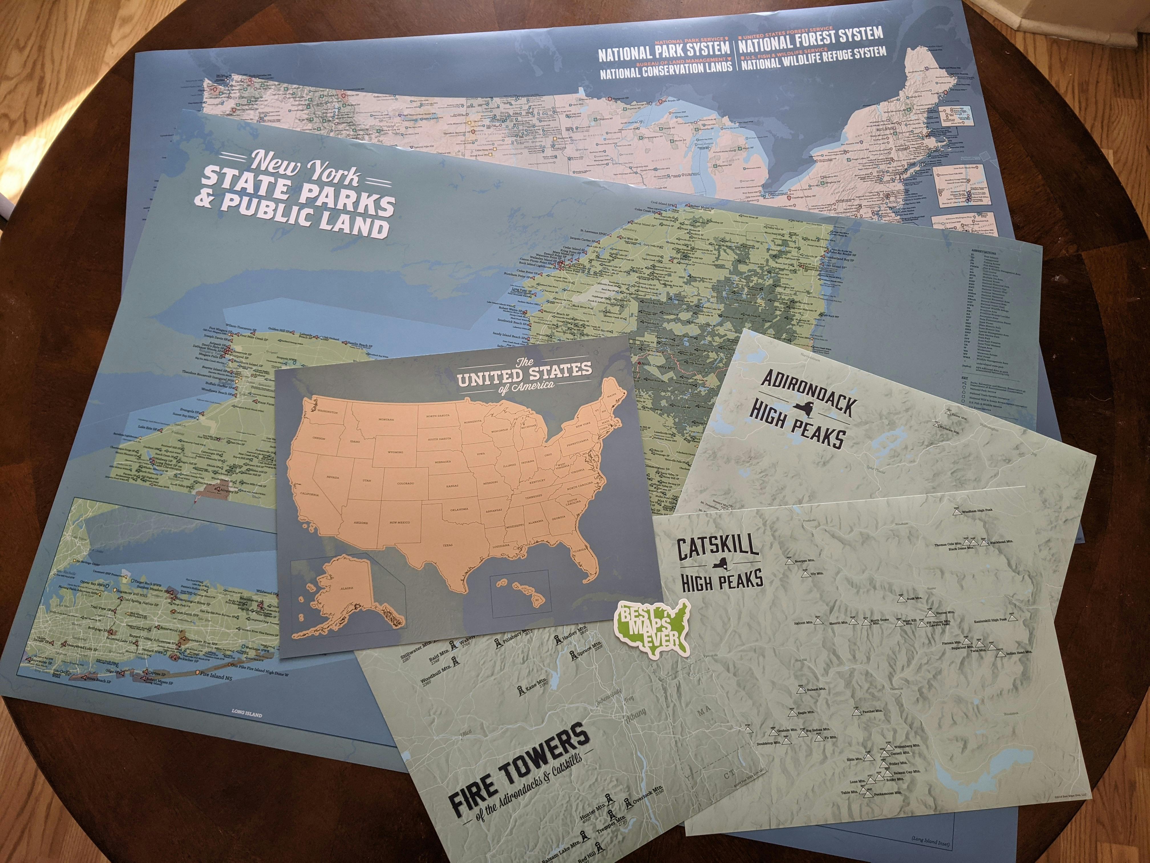 NPS X USFS X BLM X FWS Interagency Map 24x36 Poster - Best Maps Ever