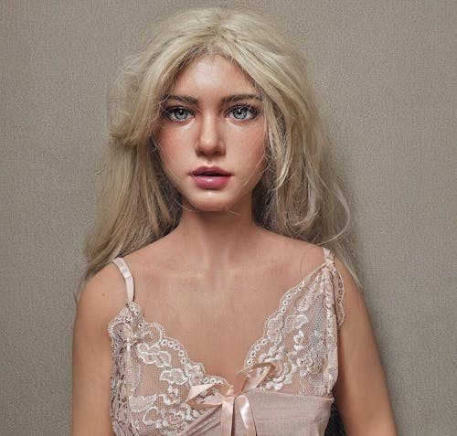 US In Stock - 150cm/4ft11 C-cup Silicone Blonde Sex Doll – Polly-S