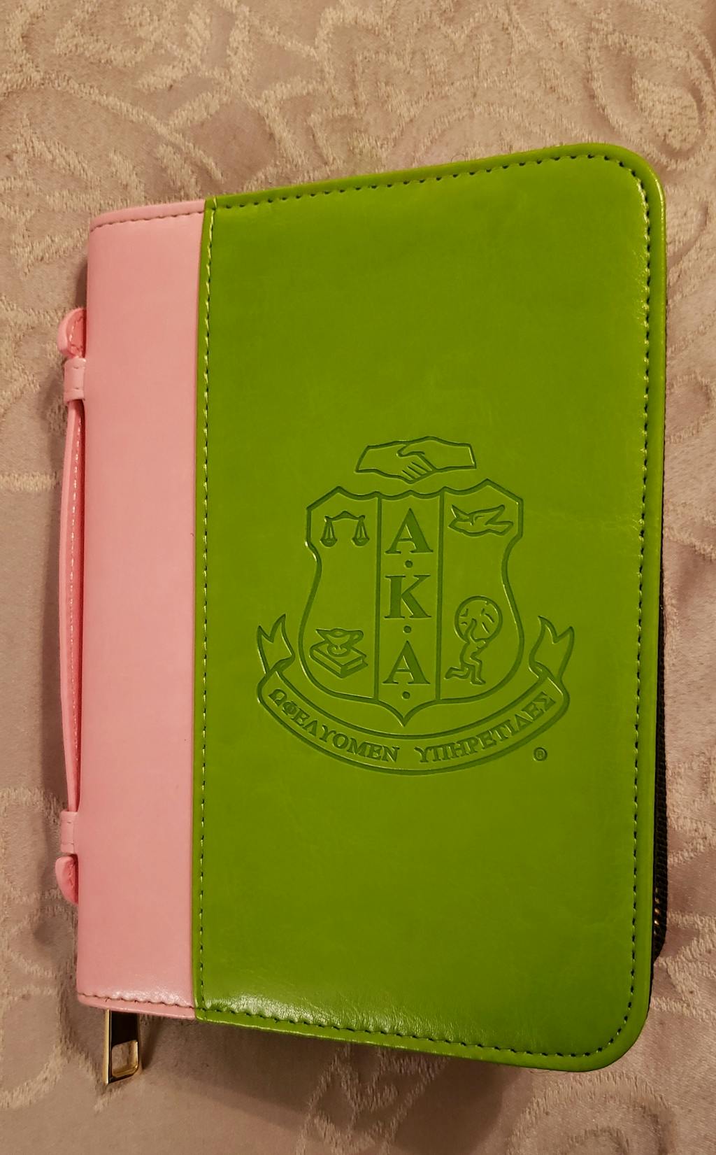 Alpha Kappa Alpha AKA Shield Embossed Document Cover AKA Document & Ma