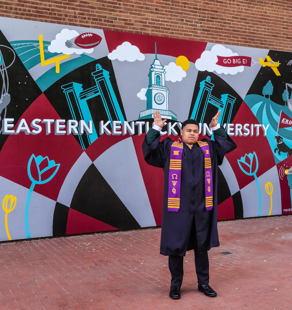 Omega Psi Phi ΩΨΦ Greek Letters Kente Cloth Graduation Stole