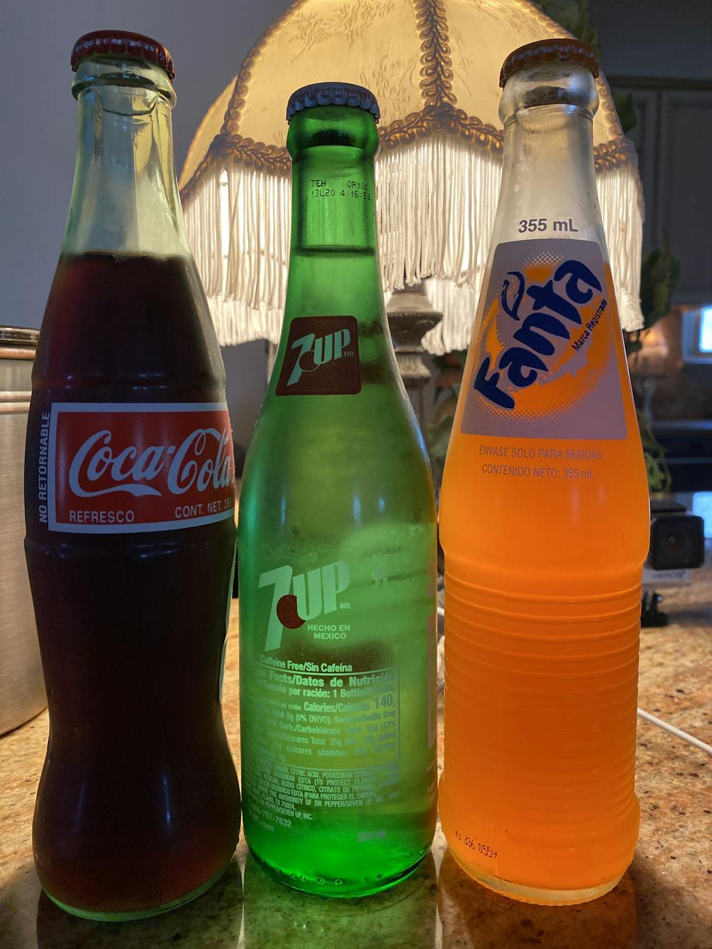 Mexican Fanta Orange 12oz 355ml Glass Bottles 6215