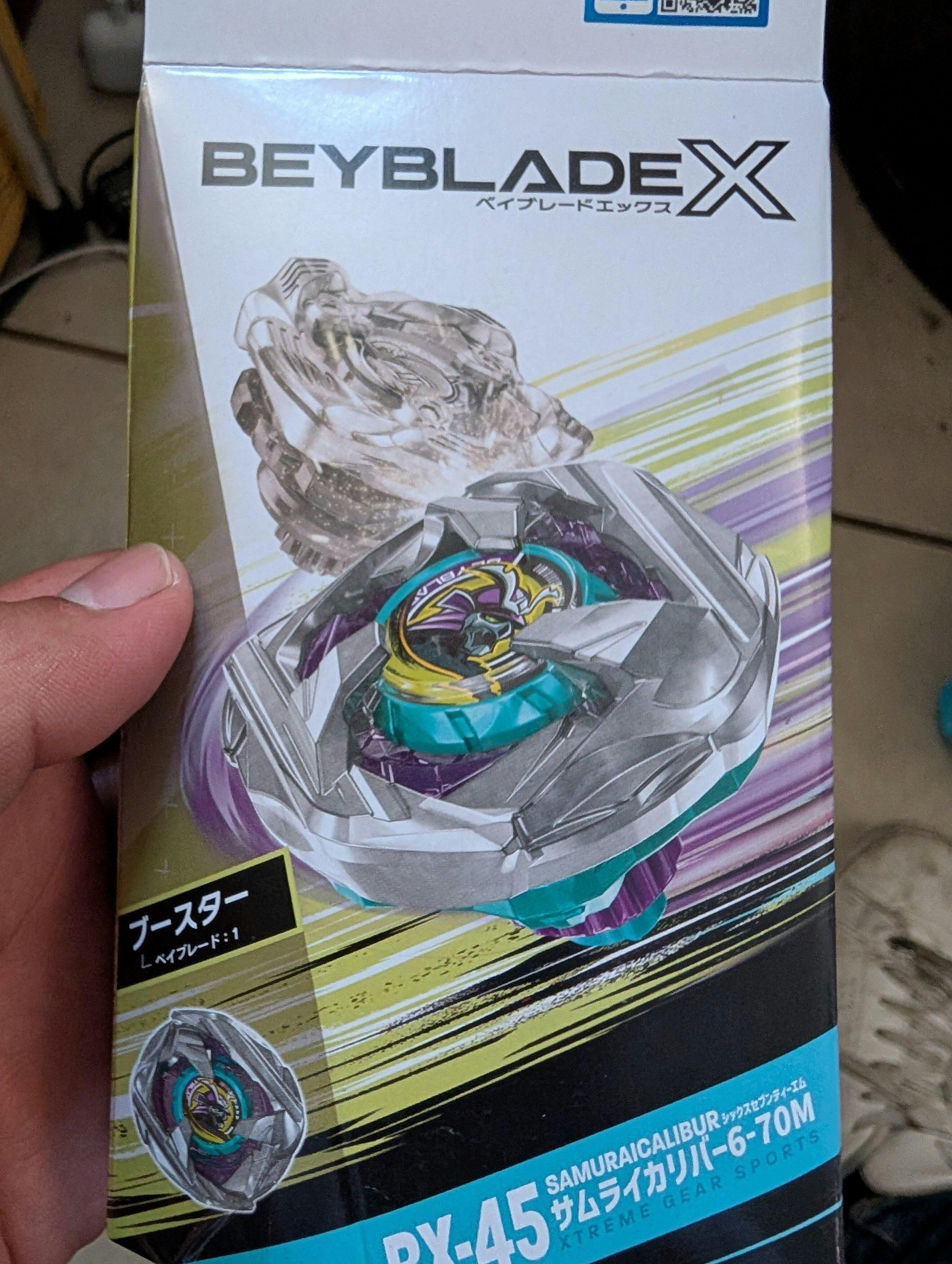 Takara Tomy Beyblade X BX-45 Samurai Calibur 6-70M