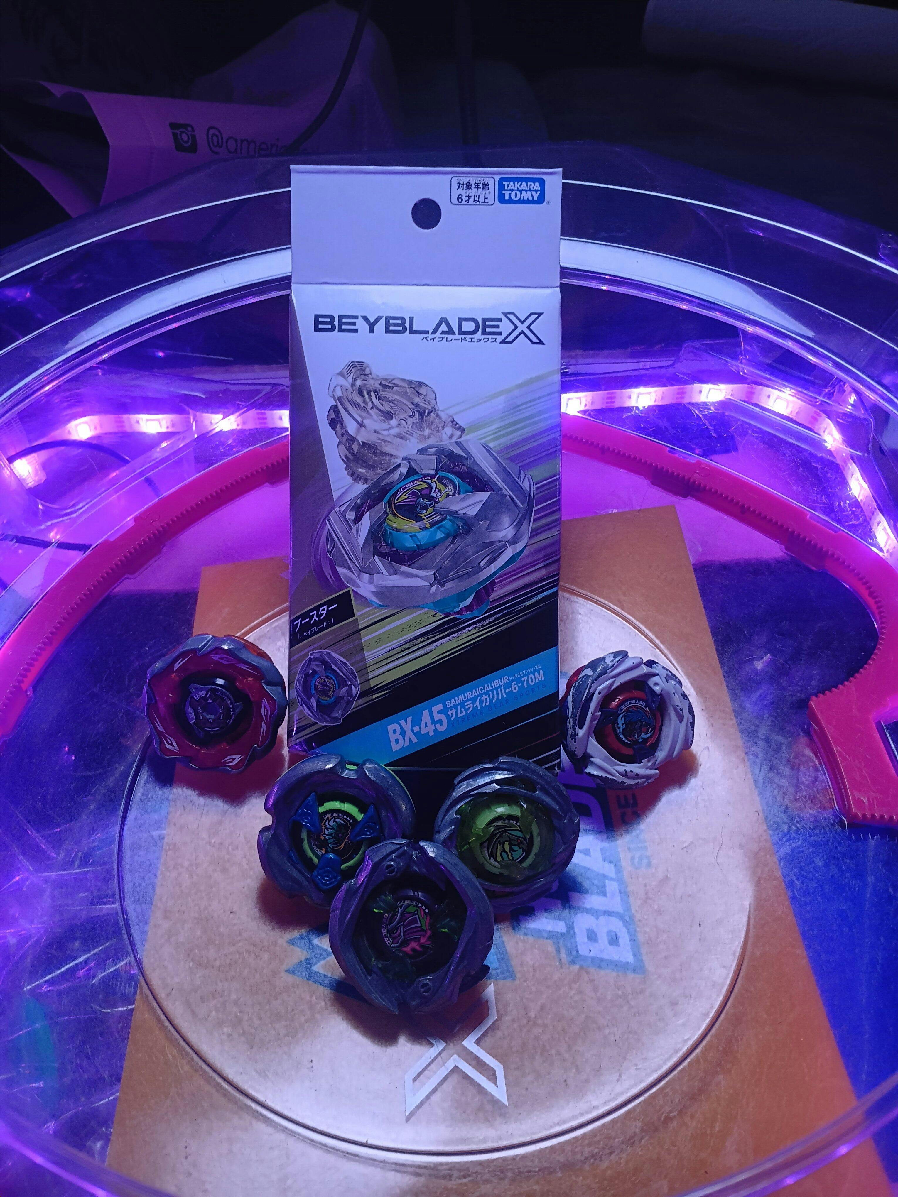Takara Tomy Beyblade X BX-45 Samurai Calibur 6-70M
