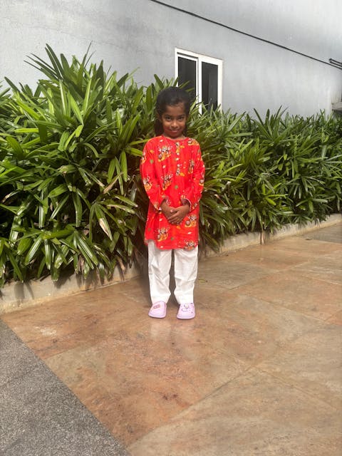 Chanderi Unisex 'Goddess Durga' Kurta Set