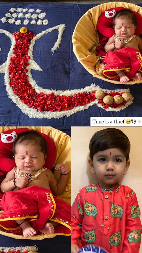 Chanderi Unisex Pichwai Print Kurta Set