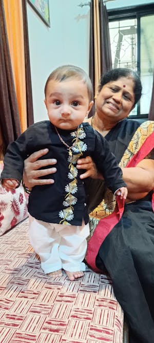 Black Embroidered Kite Kurta