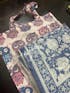 Orange Marie Gold Block Printed Bedsheet with Two Reversible Pillow Covers