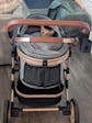 Pet Stroller with 4 Wheels, Foldable Pet Travel Carrier for Small/Medium Dogs Cats up to 50lbs, Detachble Portable Pet Bag