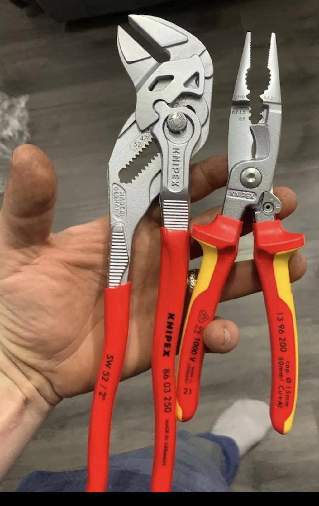 KNIPEX Clește-cheie de strângere cromat 250 mm 8603250
