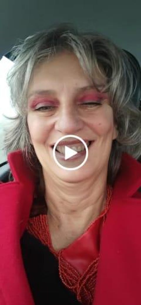 Collana perline di vetro e legno Fibbia