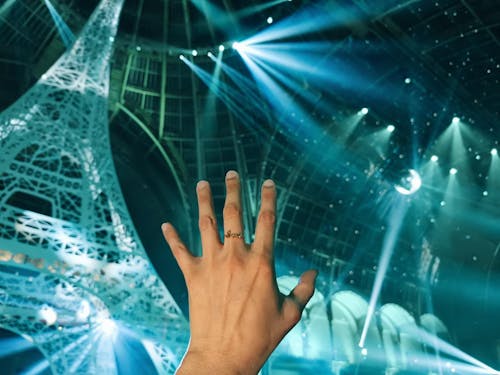 Bague Love - acier inoxydable