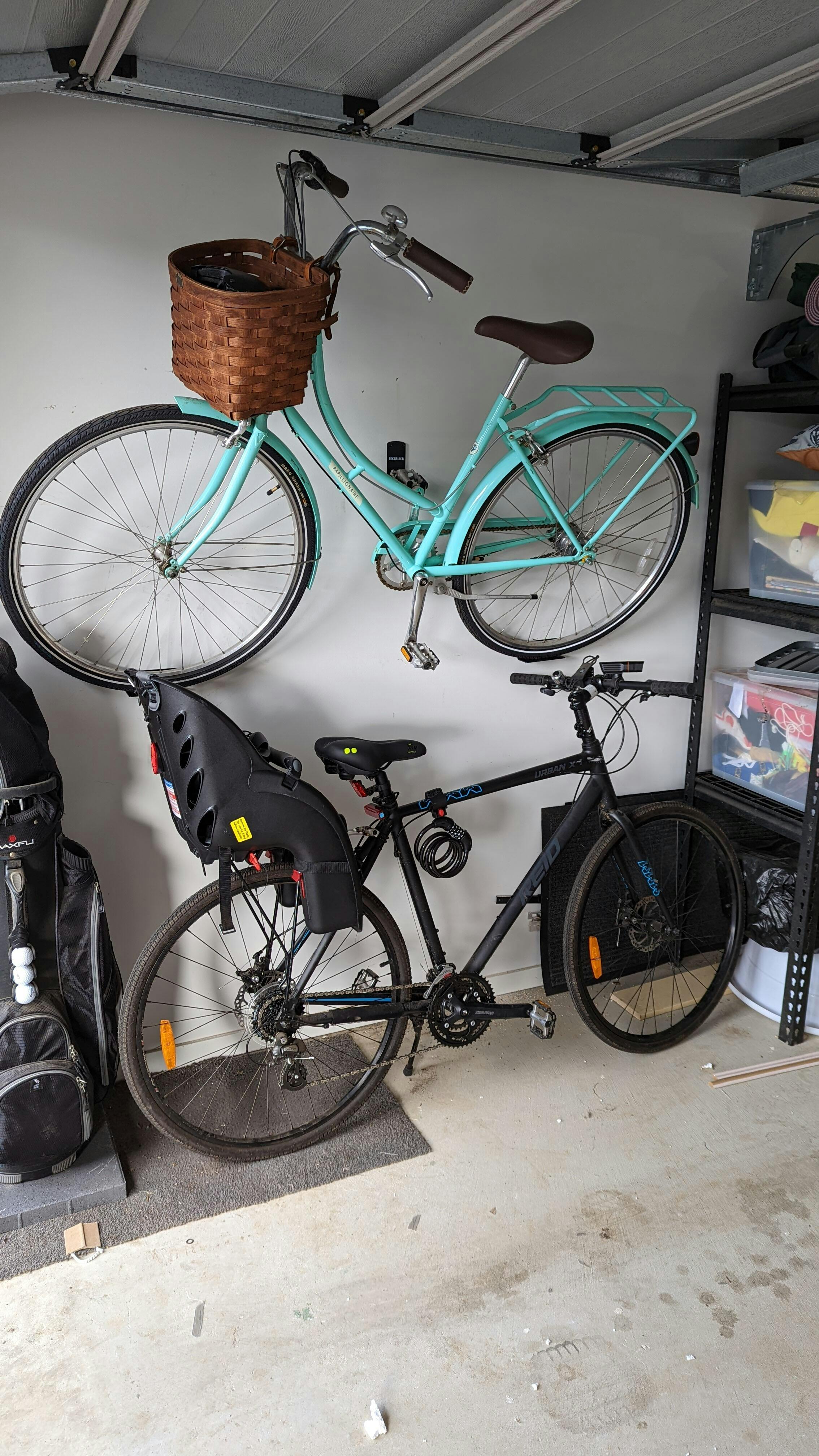 the bike riser wall mount