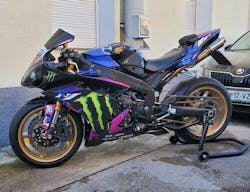 Fabio Quartararo Graphic Kit for Yamaha YZF R1 Style Blue Monster Energy 2020-2024 Models