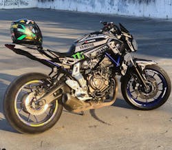 YAMAHA MT-07 Graphic Kit Monster 2021 - 2024 Design MT07 Decal Set