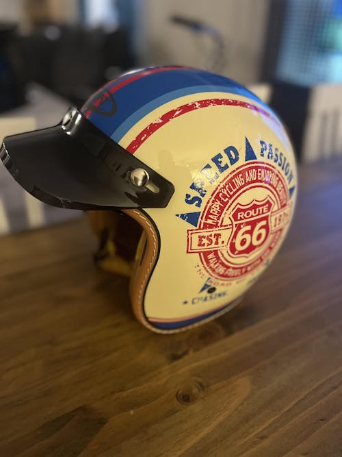 The Street King - Vintage Open Face Helmet - DOT & ECE Approved