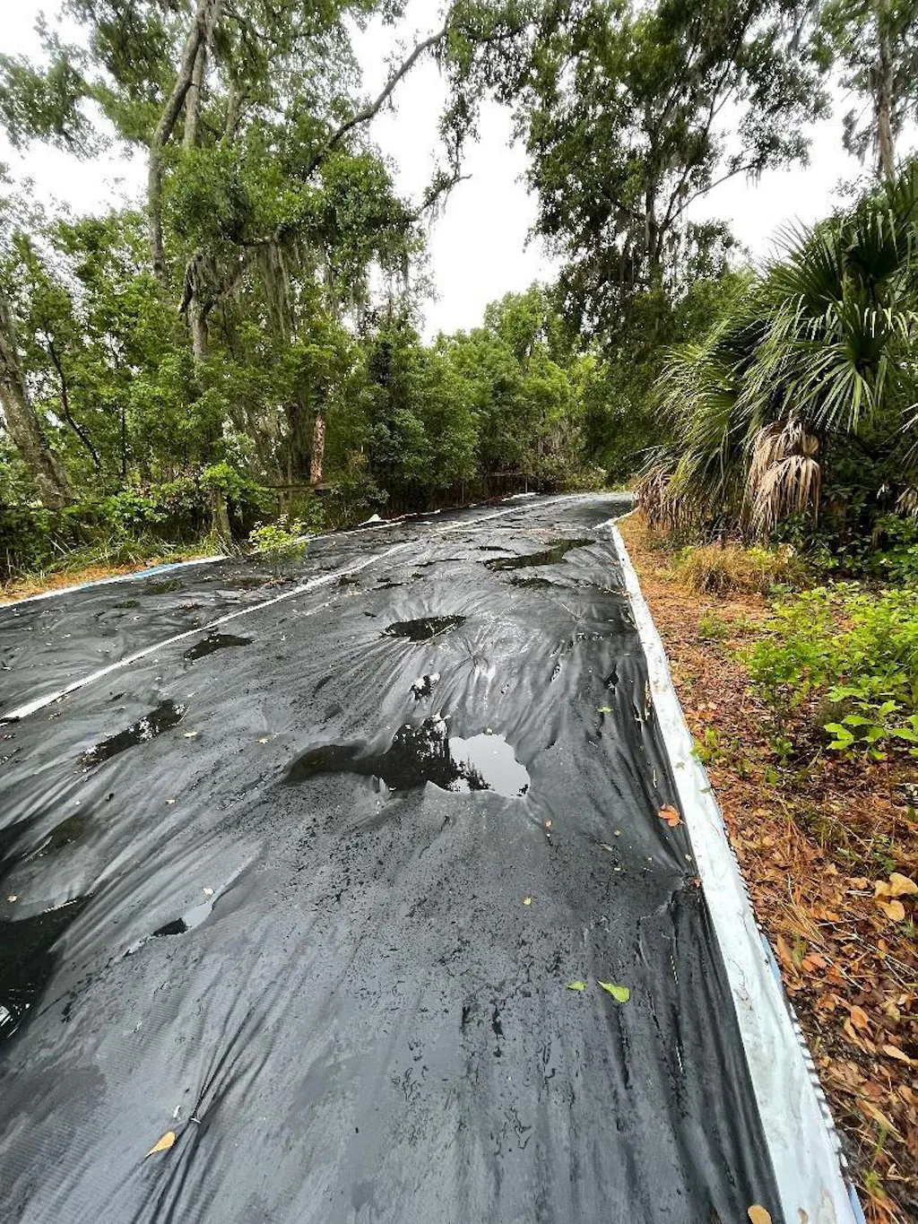 14' x 48' - Reused Vinyl Tarp (Black) — BillboardVinyls