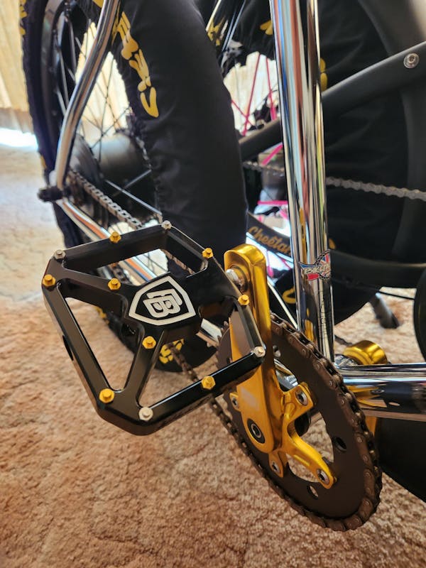 BILLET BMX SHIELD PLATFORM PEDAL SET 9/16