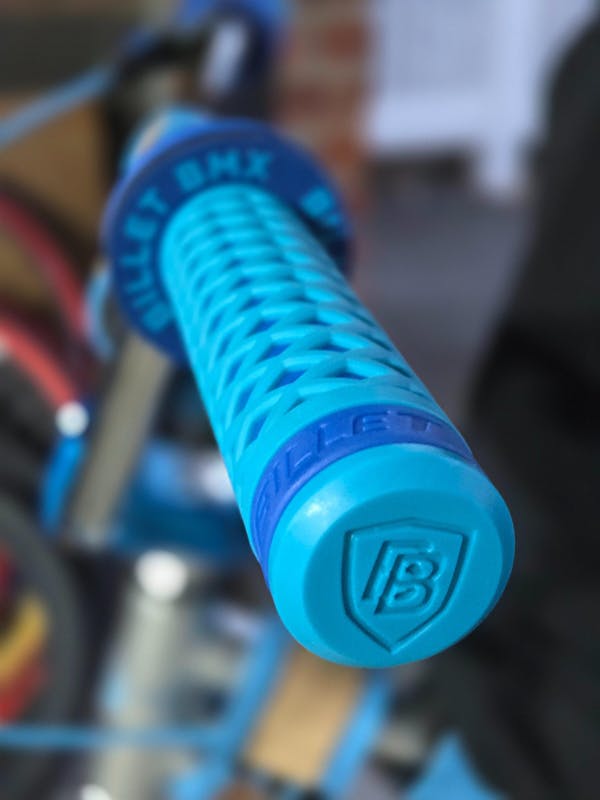 Billet BMX­® Ultra Grips Diamond Series Handlebar Grips - Super Soft Grip w/Donuts for BMX Bikes, Mountain Bike, MTB, Beach Cruisers, eBikes, Scooters and All Bicycles w/ 7/8" or 22.2mm Handlebars