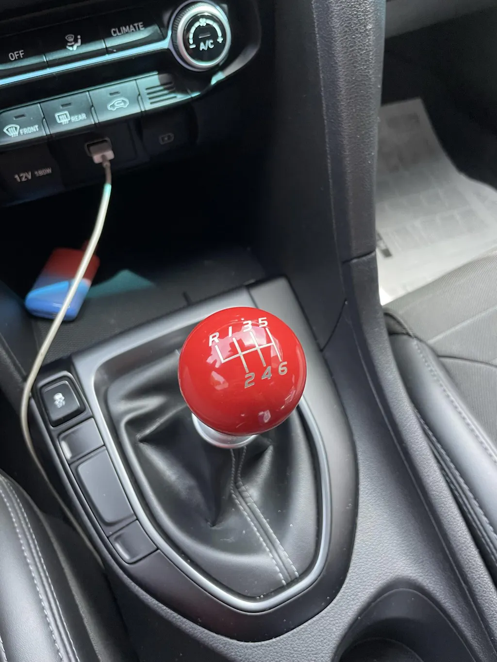 Gloss Red Weighted - 6 Speed Velocity (Reverse Right-Down