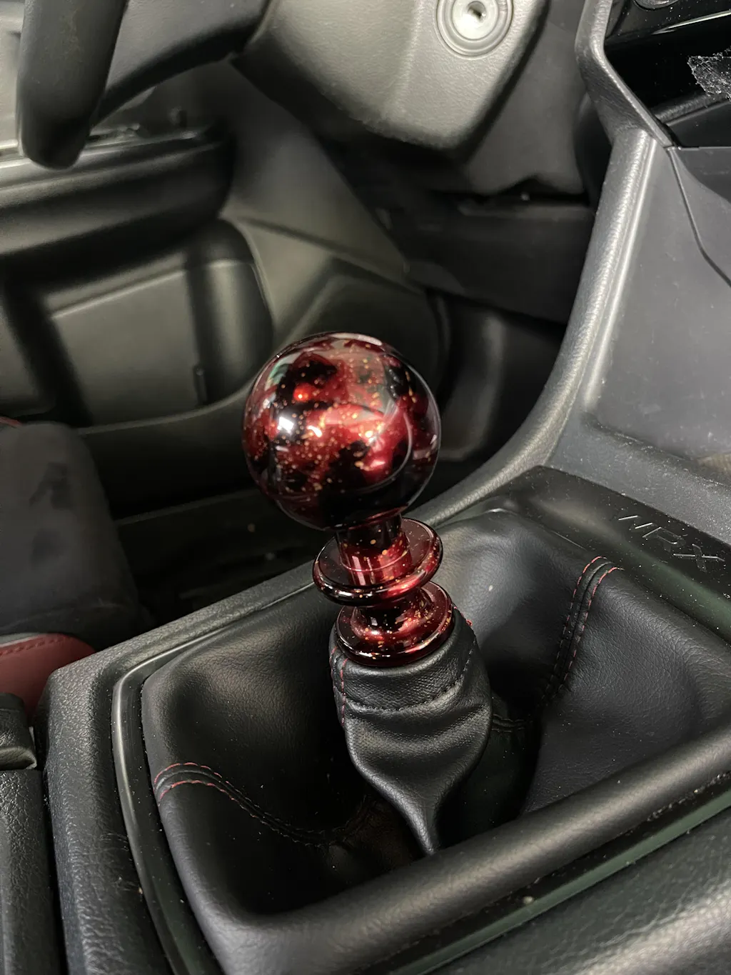 Billetworkz Shift Knob - Red Cosmic Space - Ford Mustang (2015+)