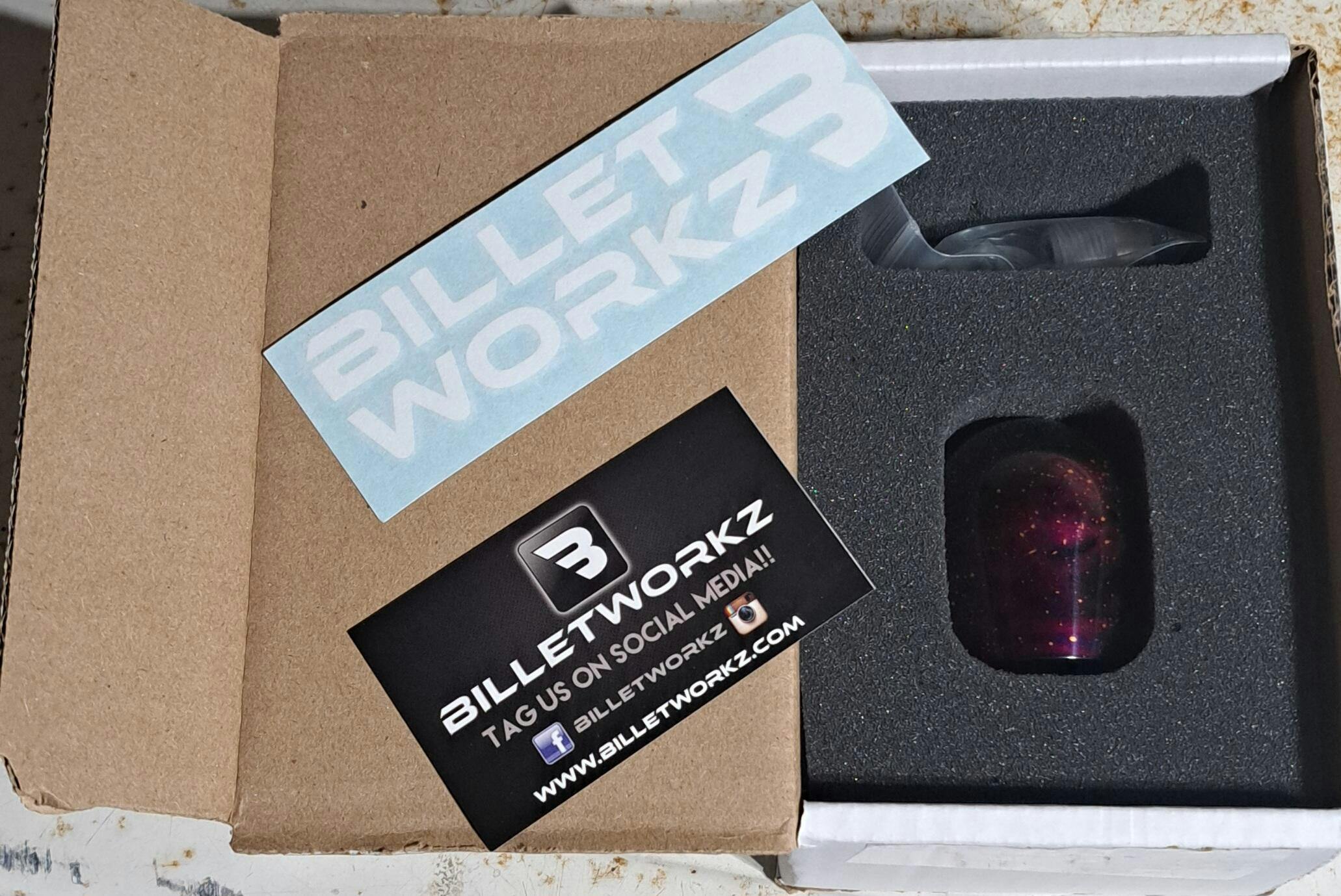 Billetworkz Shift Knob – Purple Cosmic Space - Toyota GR Corolla