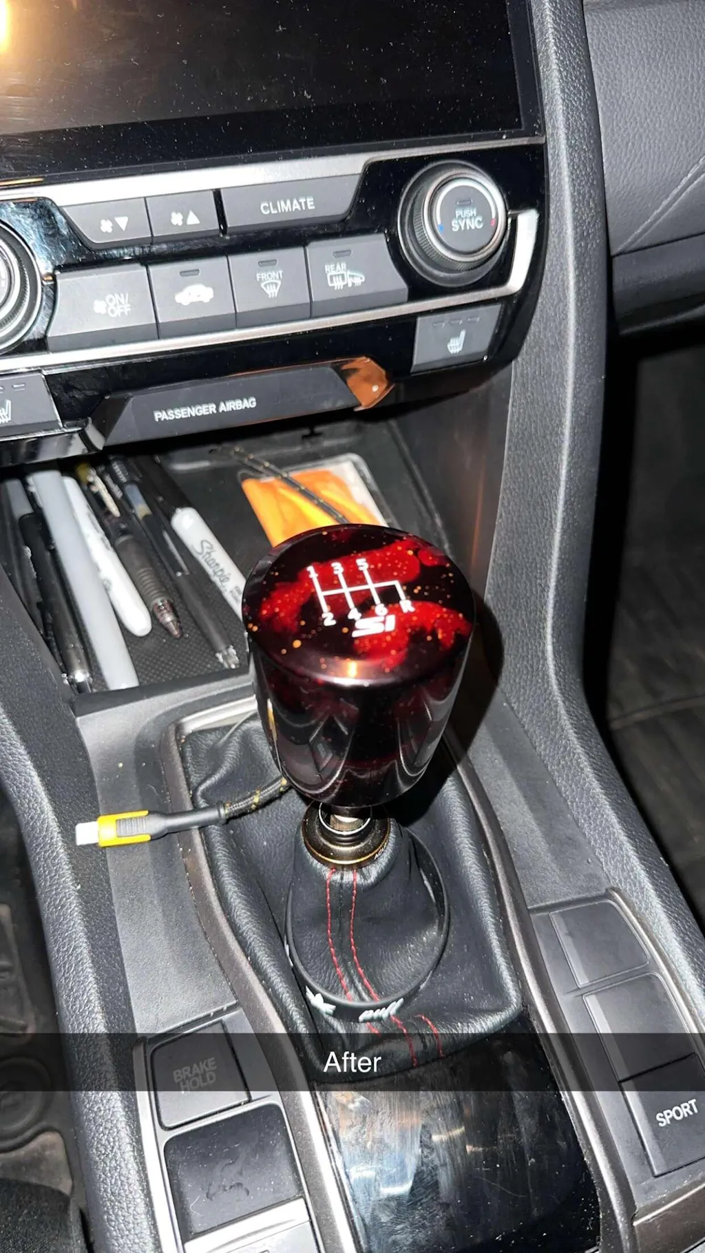 Billetworkz Cosmic Space Shift Knob - 6 Speed Type S Japanese