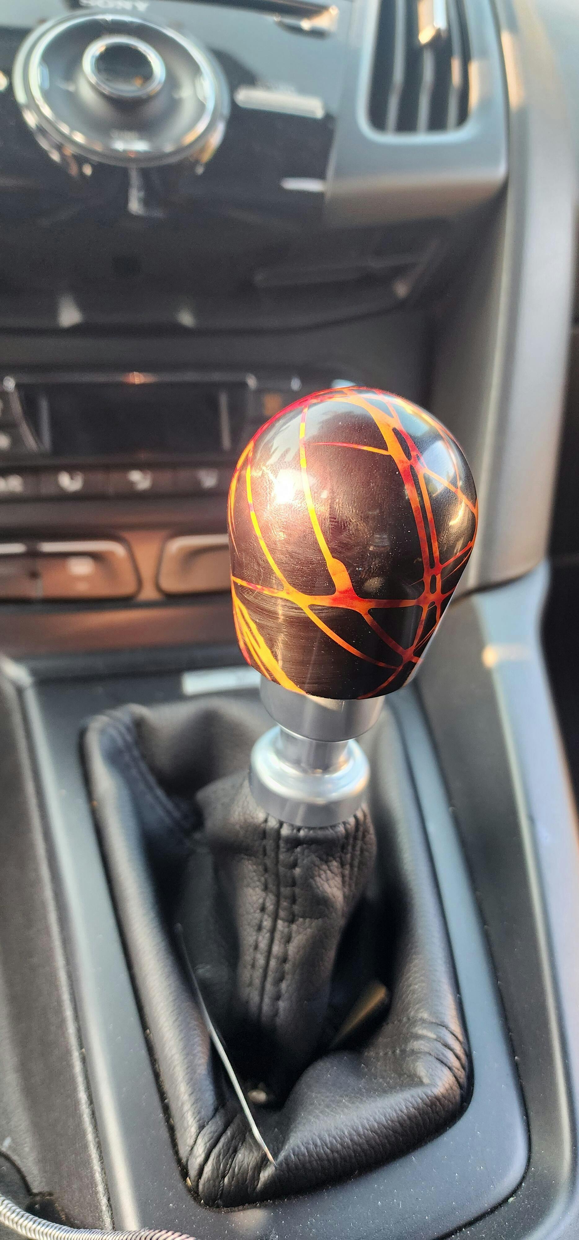 Billetworkz Shift Knob - Black w/ Fire Splash – Billetworkz