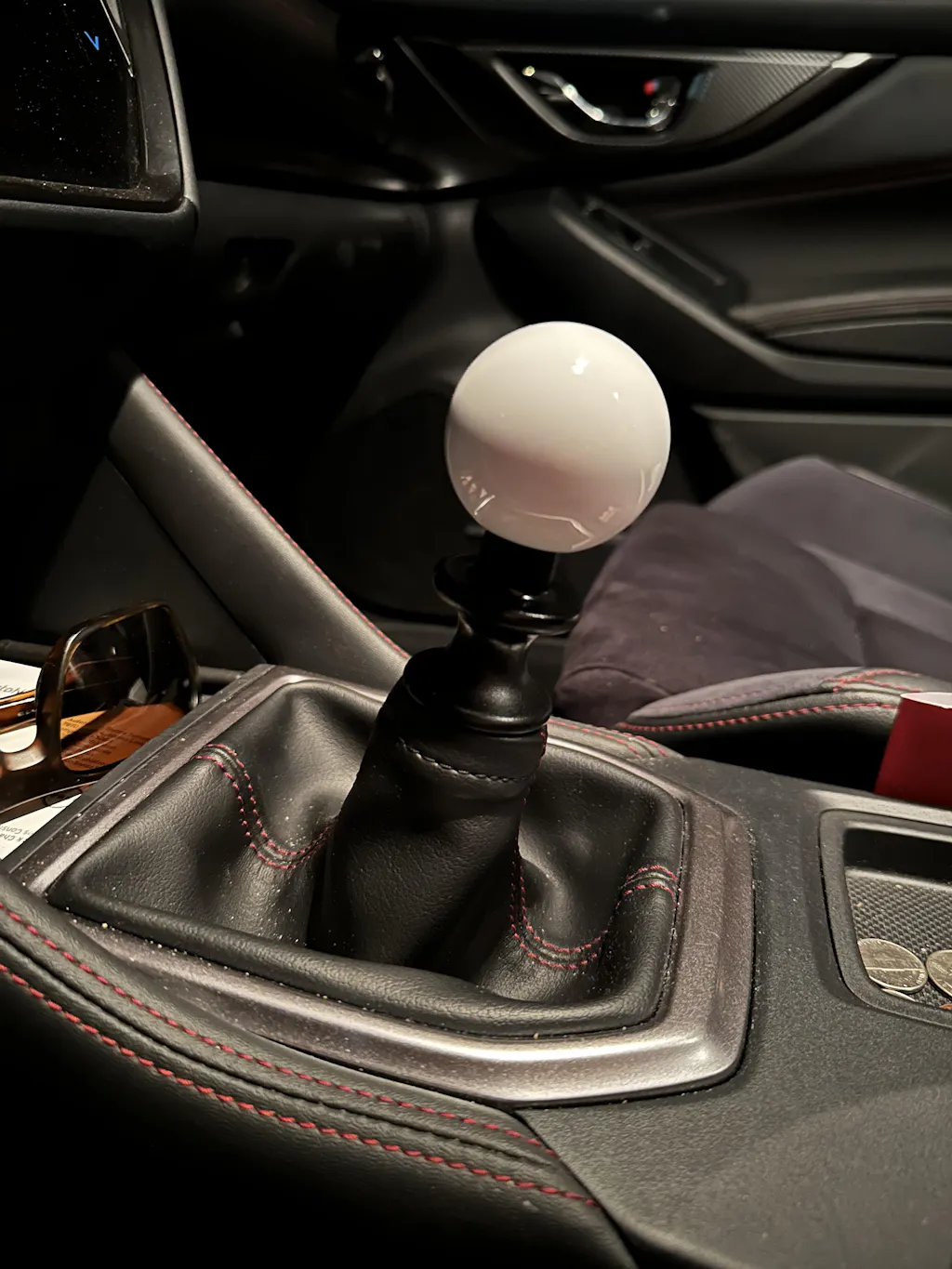 Billetworkz Weighted Shift Knob - Gloss White - Subaru WRX 6-Speed