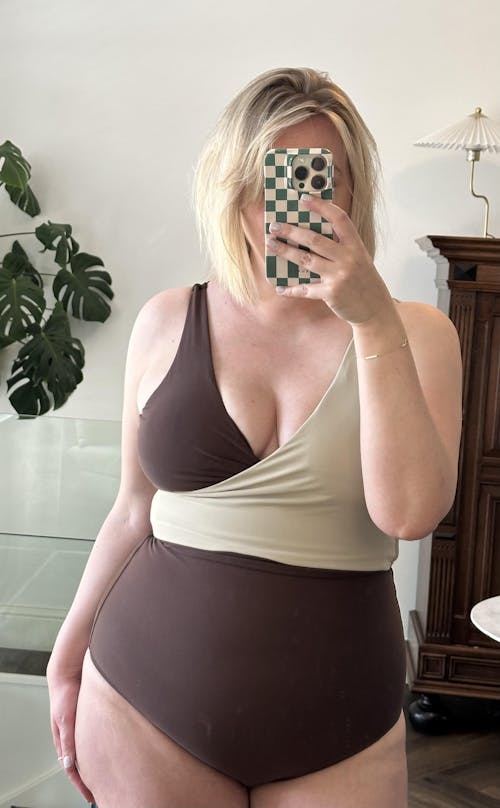 Balance top - perfect beige & brown