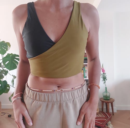 Balance top - perfect beige & brown