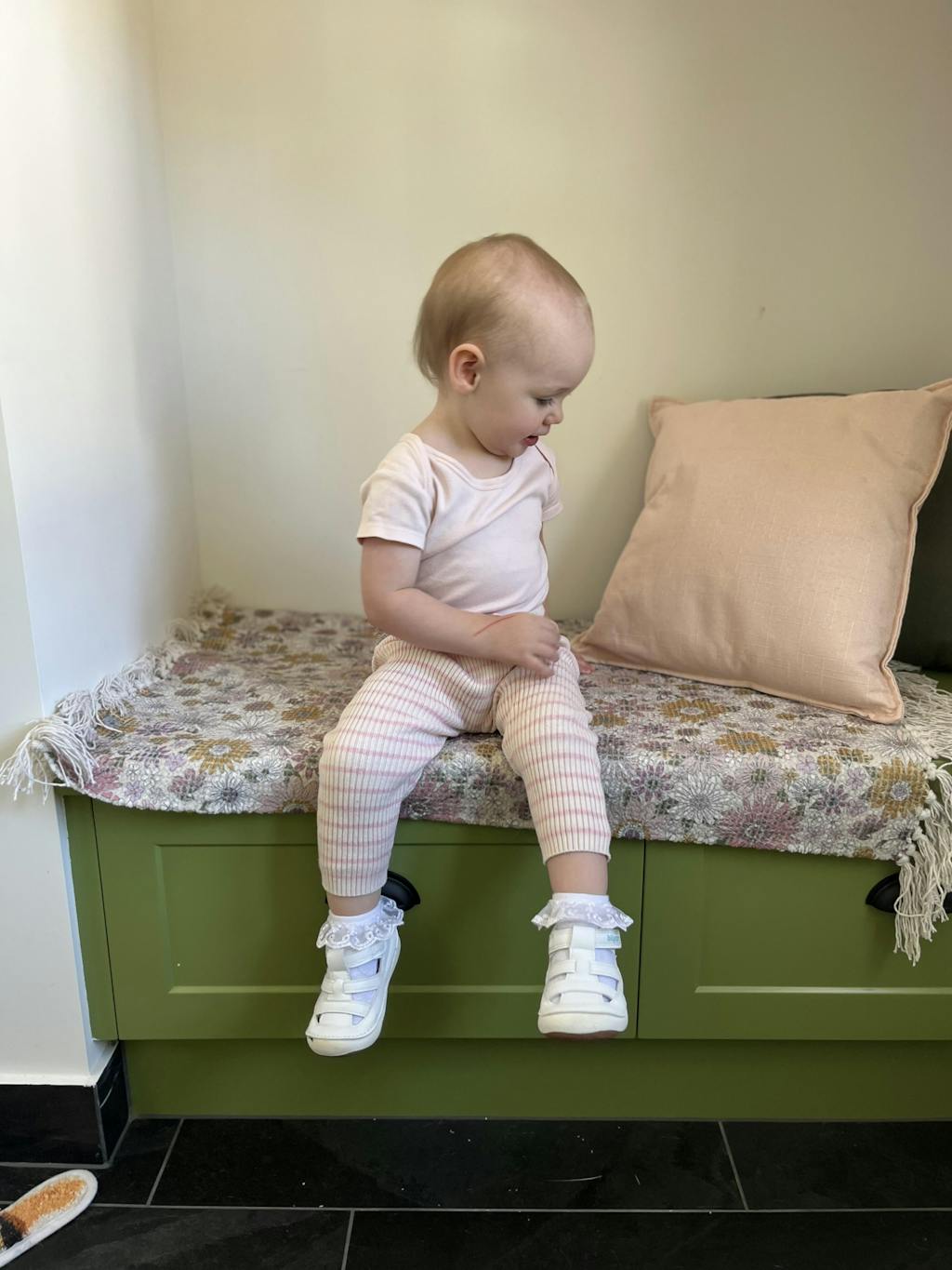 LANE white baby and toddler unisex sandals