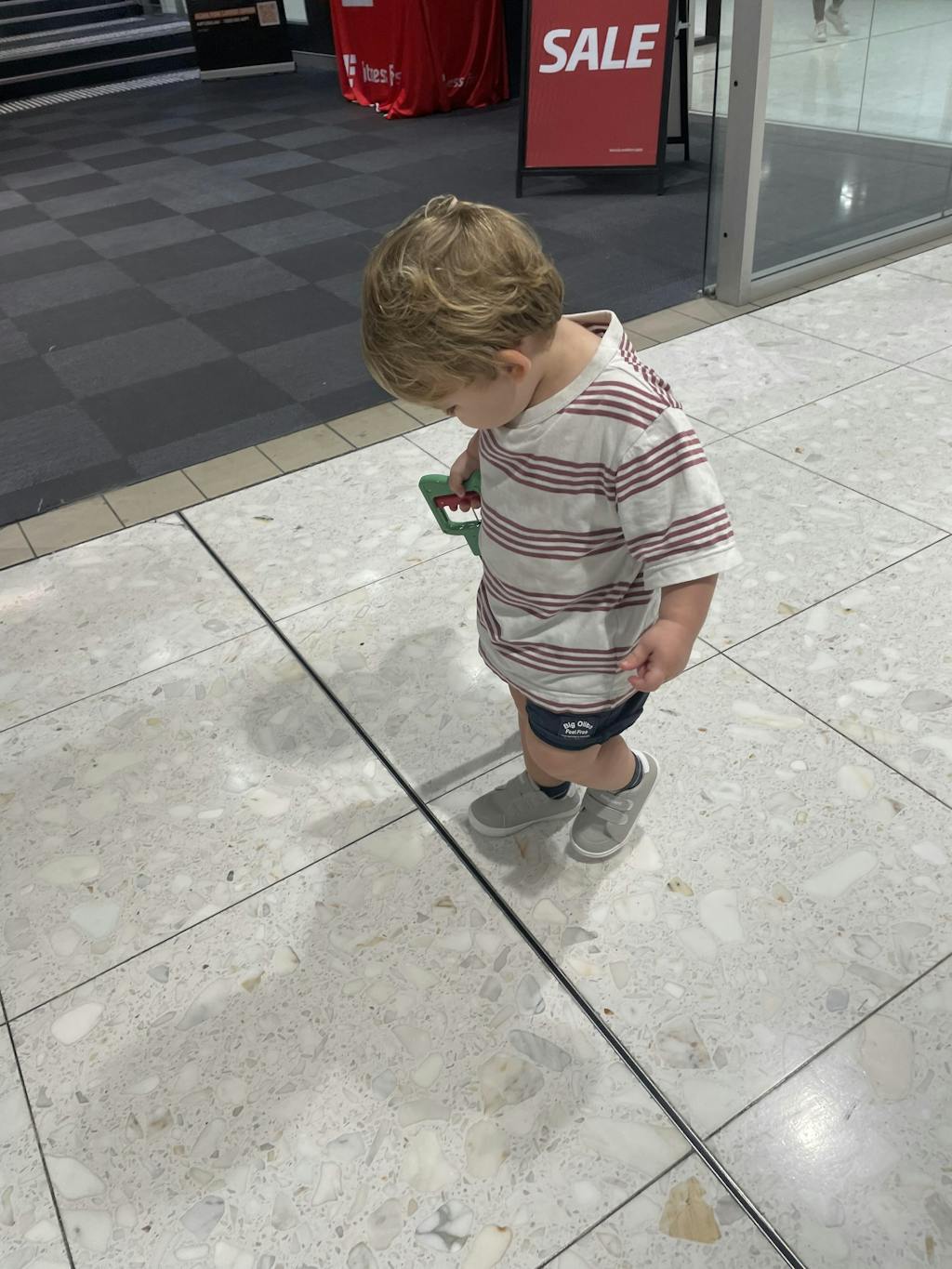 BLAKE grey toddler sneakers