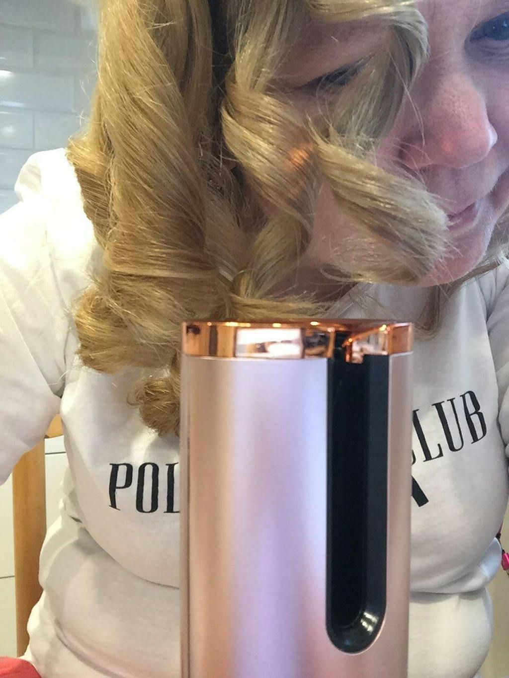 Mini Wireless Rechargeable Curling Iron