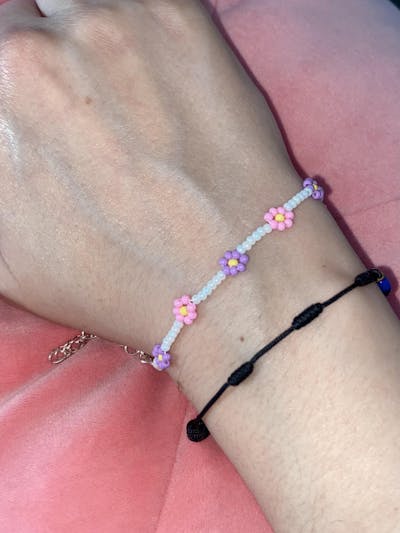  FLOWER BEADED BRACELET CUSTOM 