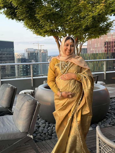 Jaya x Rozaana | Saree Blouse in Rose Pink