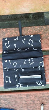 TABAQUERA ARTESANA NOTAS MUSICALES