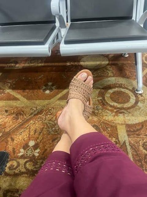 Baya Matka Heels - Dark Tan