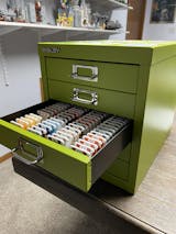  Bisley 5 Drawer Steel Desktop Multidrawer Storage Cabinet,  Steel Blue (MD5-SB) : Home & Kitchen