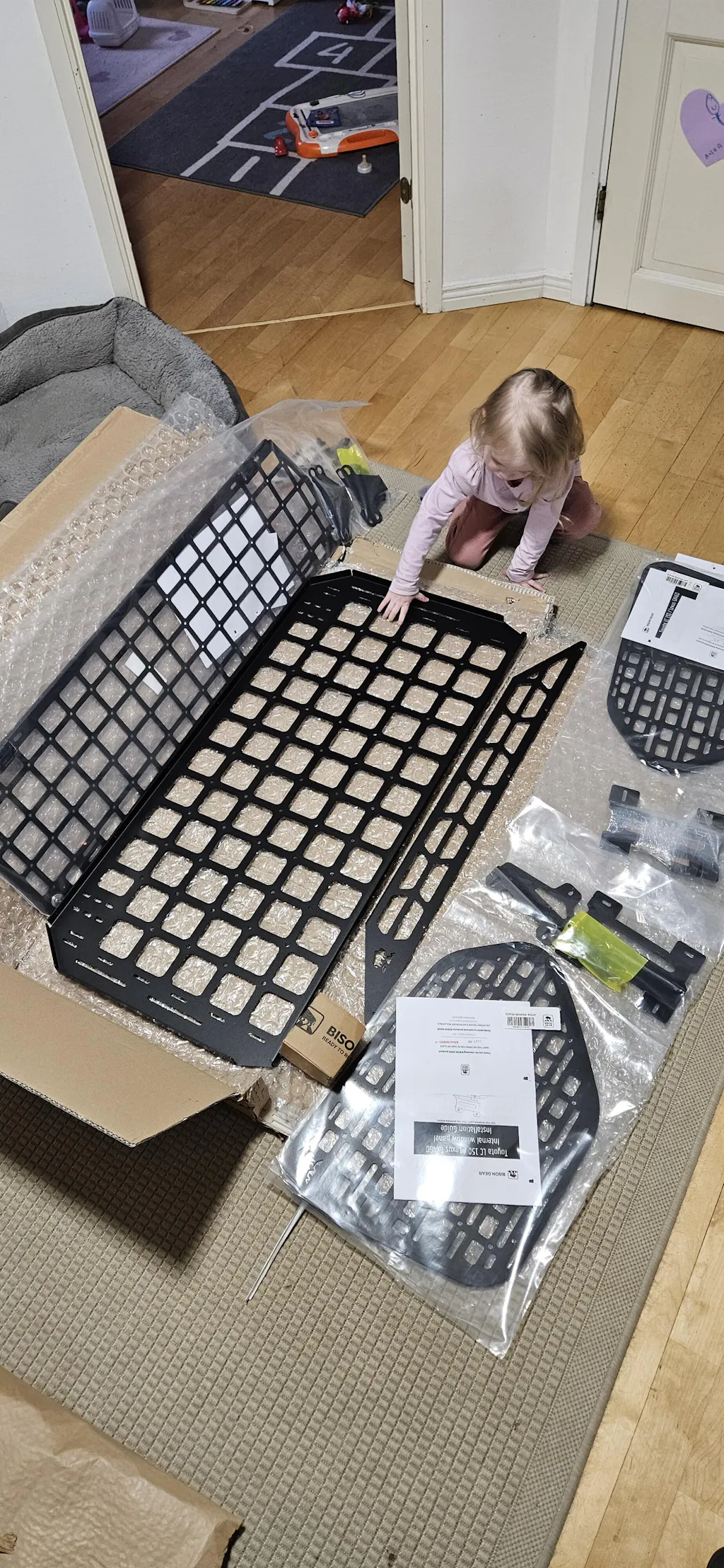 SET: Shelf + Panels (Left + Right) - LC150/GX460