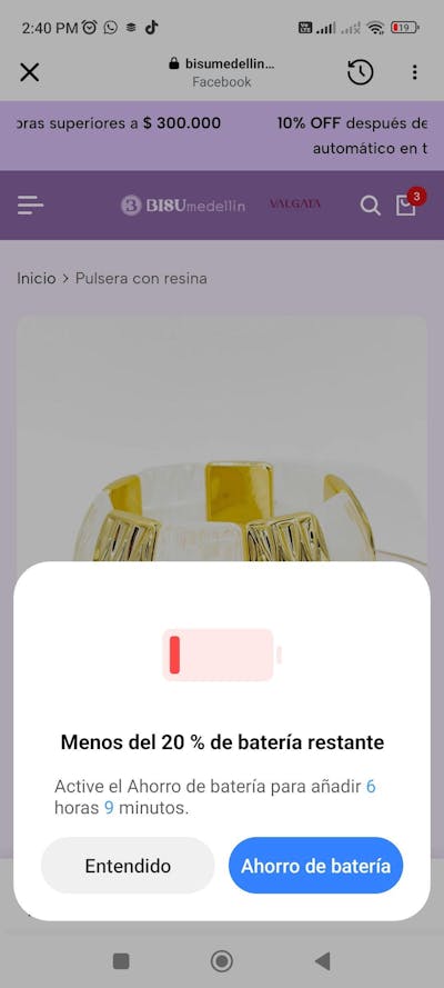 Brazalete de valla