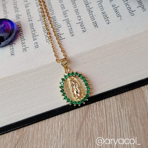 Dije corazón swarovski