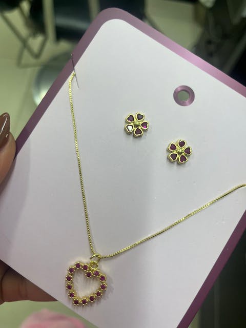 VALGATA set trébol corazón